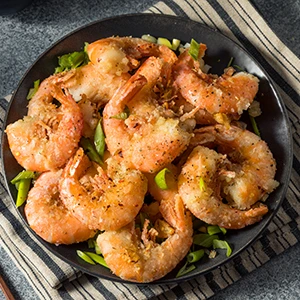 Salt pepper shrimp